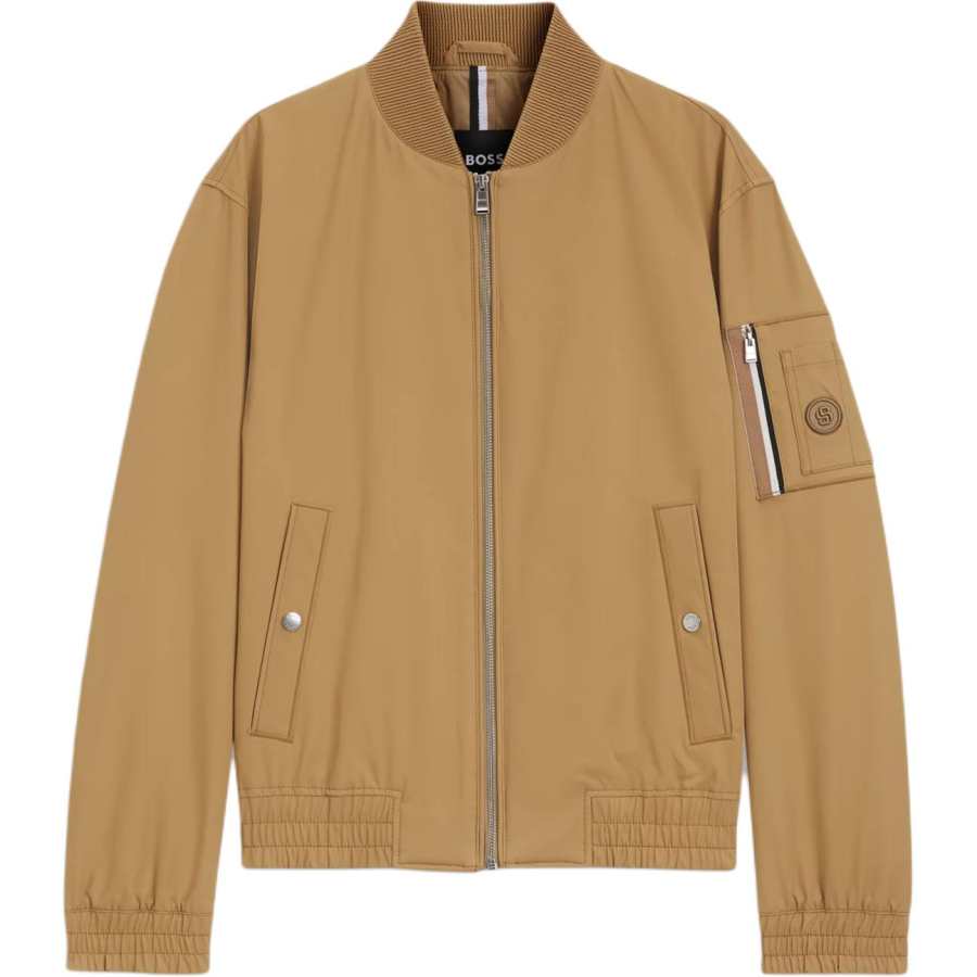 Hugo Boss Water-Repellent Finish Stretch Twill Jacket