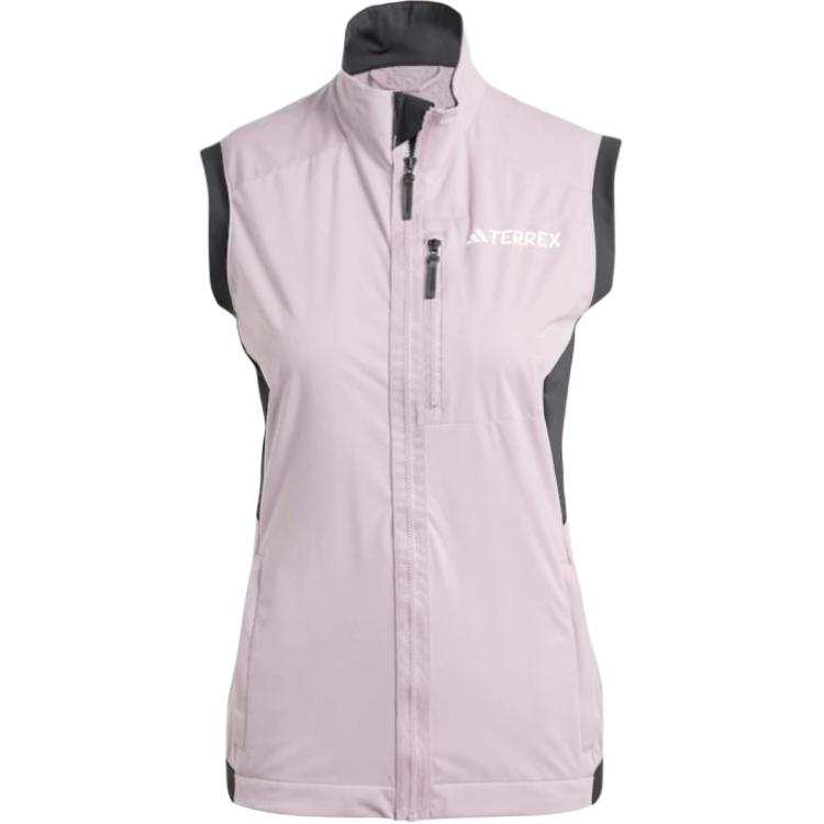 Adidas Adidas Women's Terrex Xperior Cross Country Ski Soft Shell Vest Preloved Fig