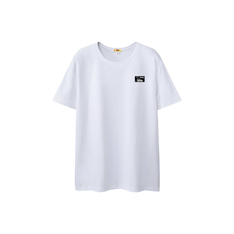 Jeep T Shirts Unisex Crew Neck Moderate Straight Fit