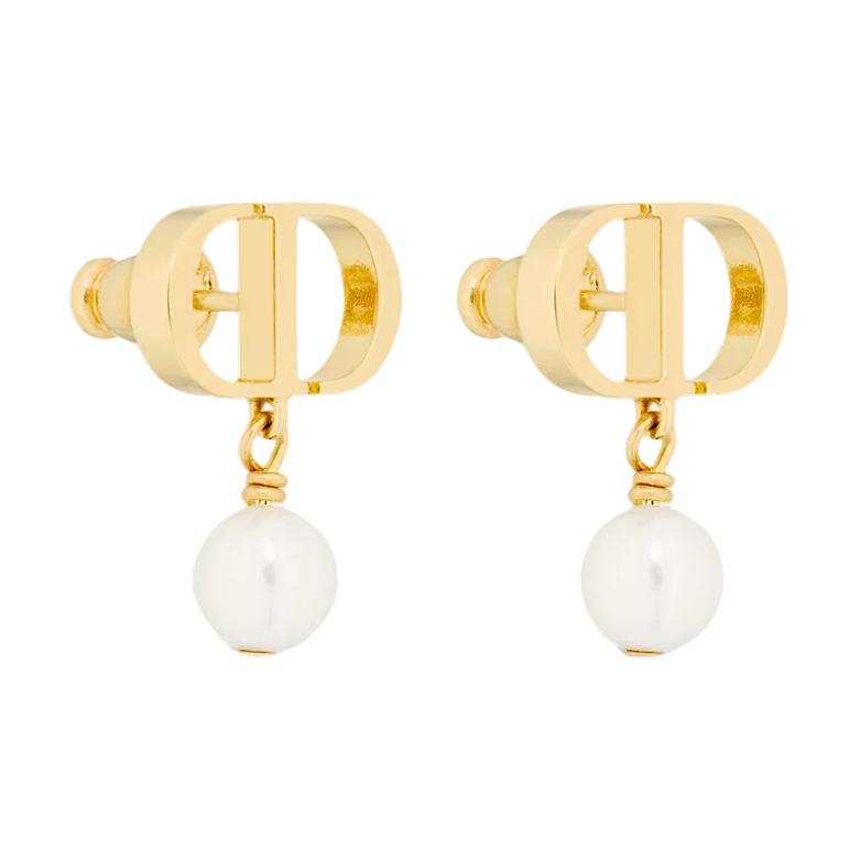 DIOR DIOR Metal Earrings Women's Gold