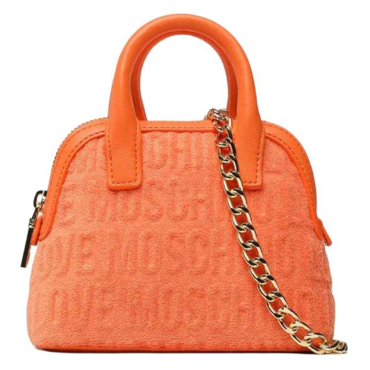 LOVE MOSCHINO Artificial Leather Handbag Regular Women's Orange