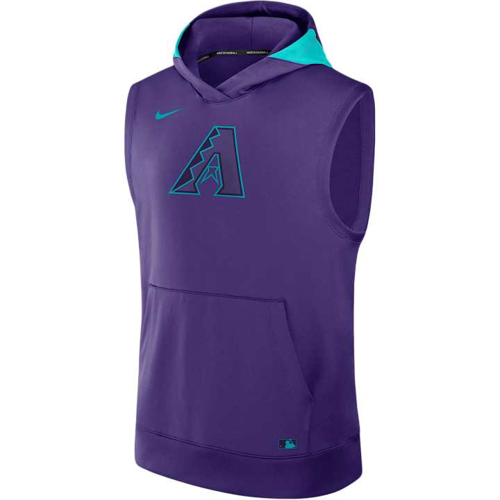 Nike Nike Arizona Diamondbacks Authentic Collection City Connect Men’s Nike Dri-FIT Mlb Sleeveless Pullover Hoodie