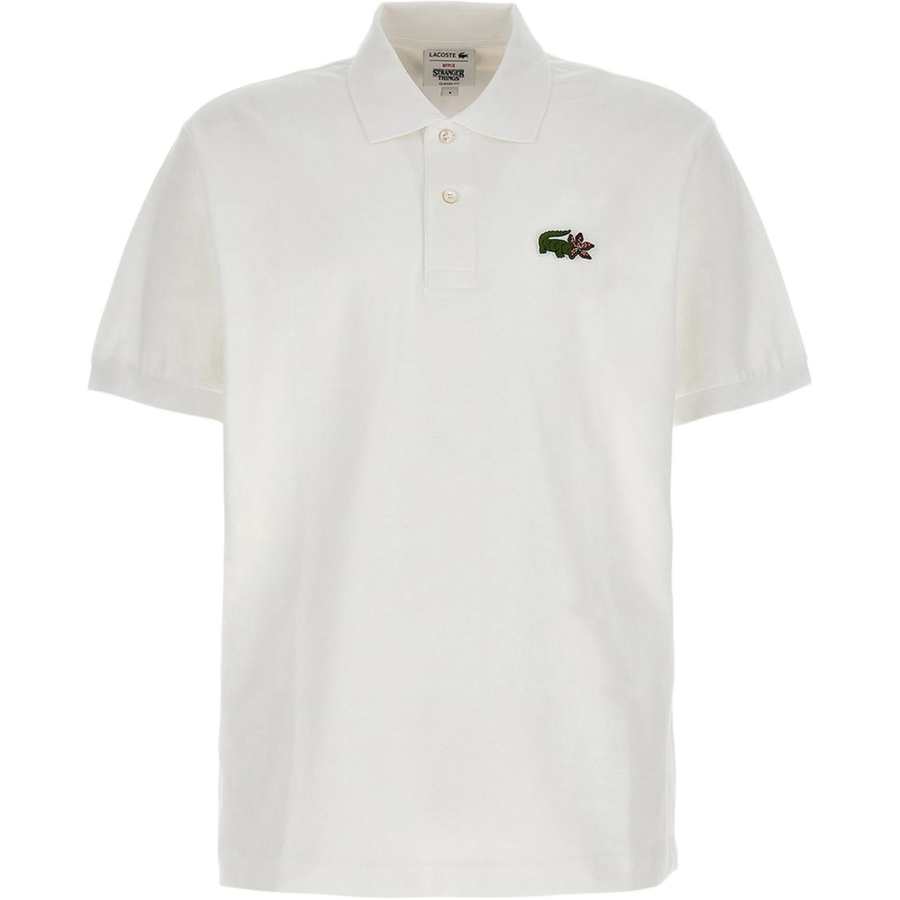 LACOSTE LACOSTE X Netflix Logo-patch Cotton Polo Shirt