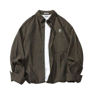 BRUMAIRE Shirt Coat Unisex Black White