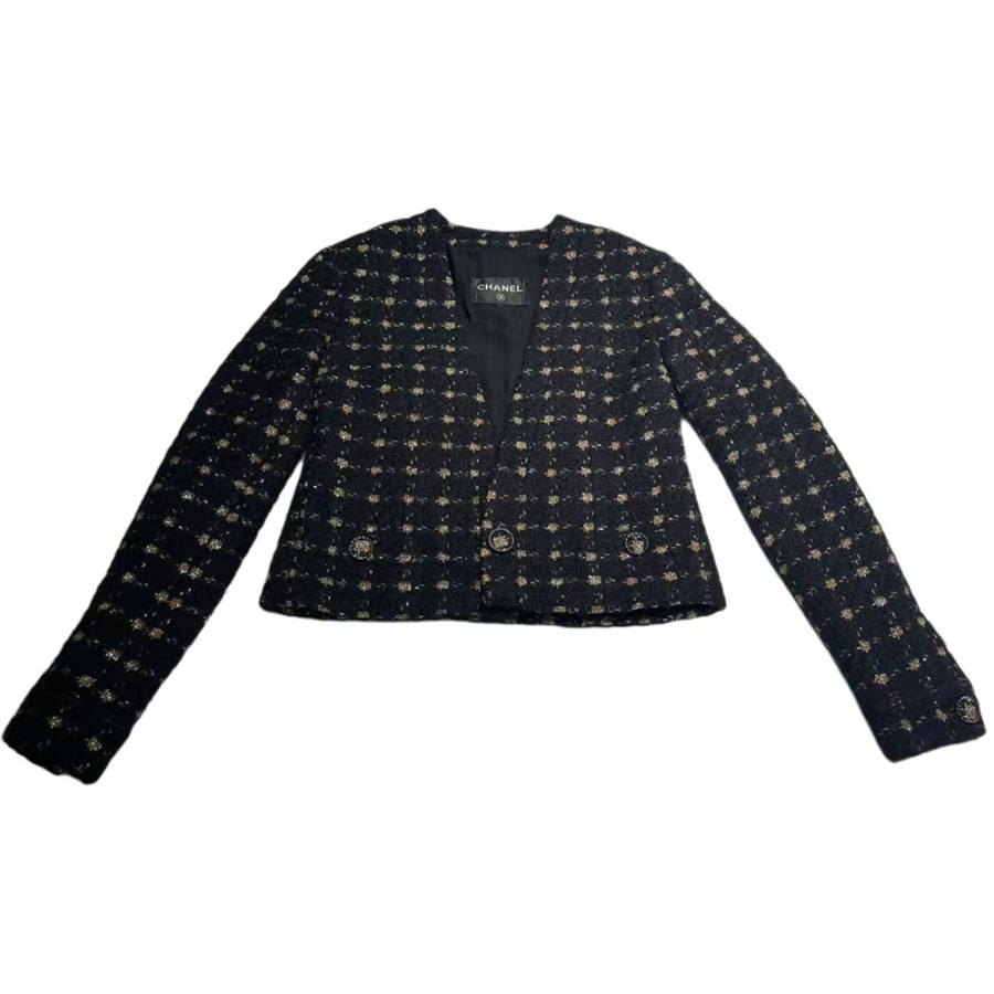 CHANEL 19K Fall Winter Premium Product Snowfield Collection Jackets & Coats Women's Black