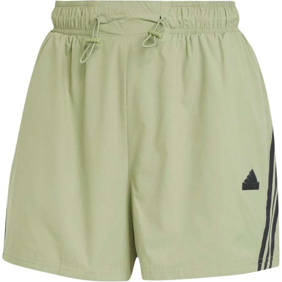 Adidas Adidas Women's Future Icons 3 Stripes Woven Shorts Tent Green