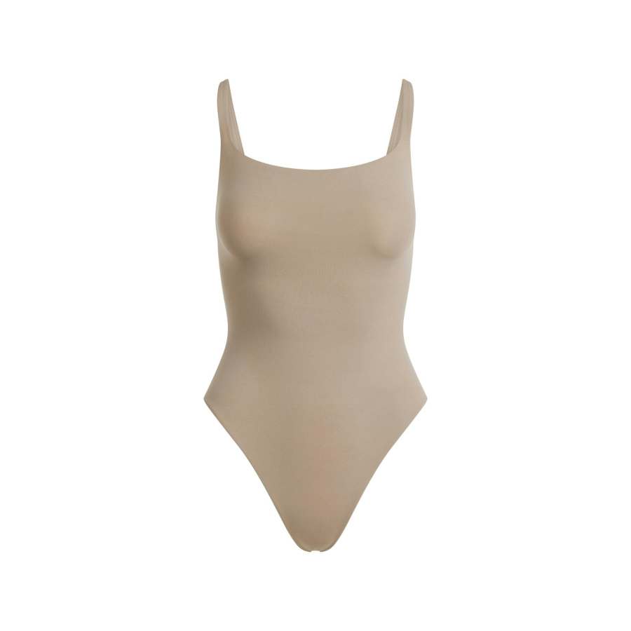 Skims SS25 FITS EVERYBODY SQUARE NECK BODYSUIT Jumpsuit Women's