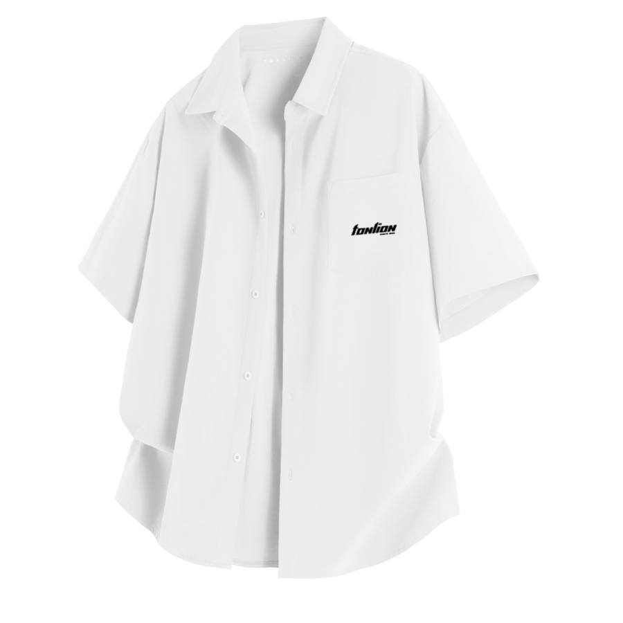 Tonlion Shirts Unisex Lapel Thin Other