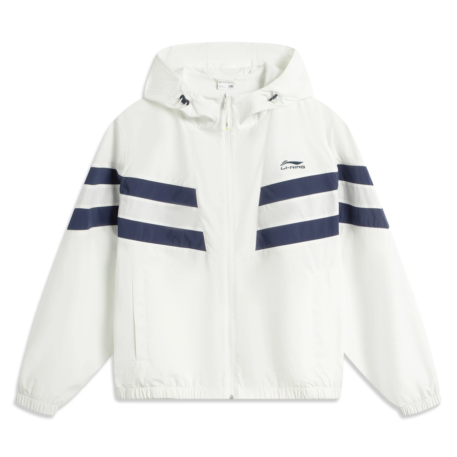 Li-Ning Li Ning Sports Life Collection Trench Coat Men's Ivory/Dark Ship Blue