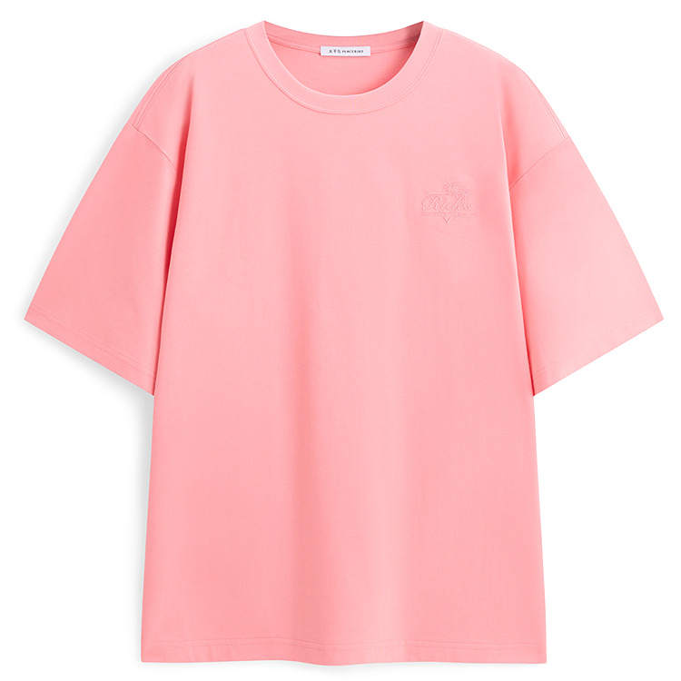 PEACEBIRD MEN T Shirts Men's Shimmer Light Purple 1 Crew Neck