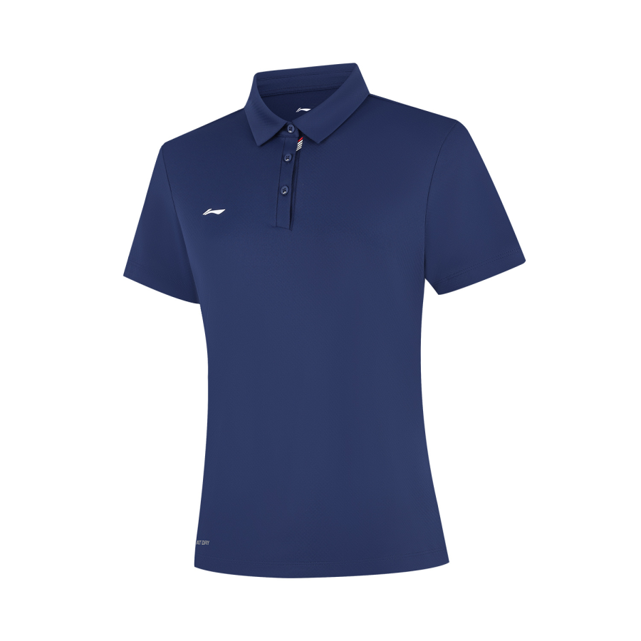 Li-Ning Li Ning Polo Shirt Women's Dark Bowl Blue