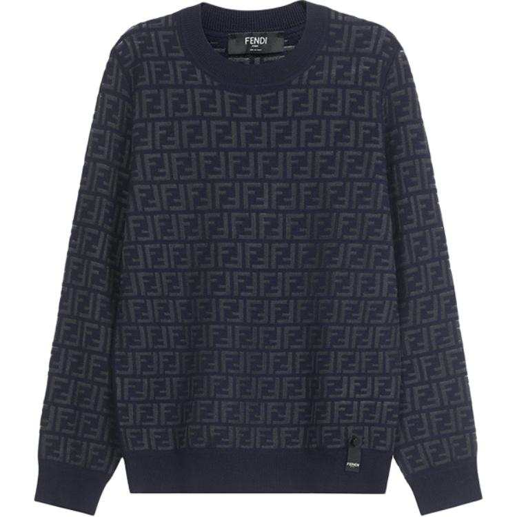FENDI Allover Ff Jacquard Crewneck Jumper