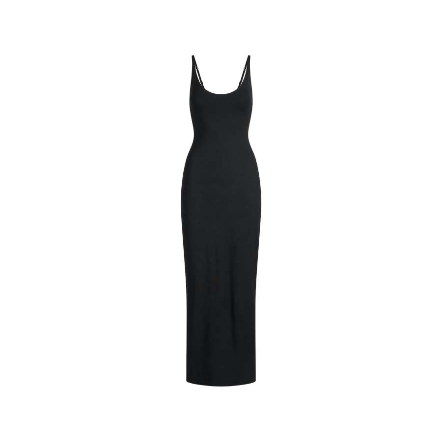 Skims SS25 SMOOTH LAYERS SCOOP NECK LONG DRESS Slip Dress Women's