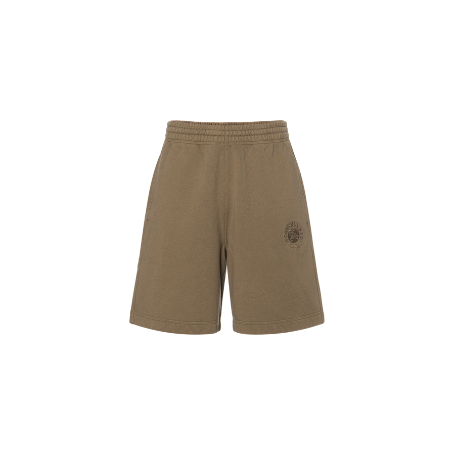 Burberry Equestrian Knight Cotton Shorts