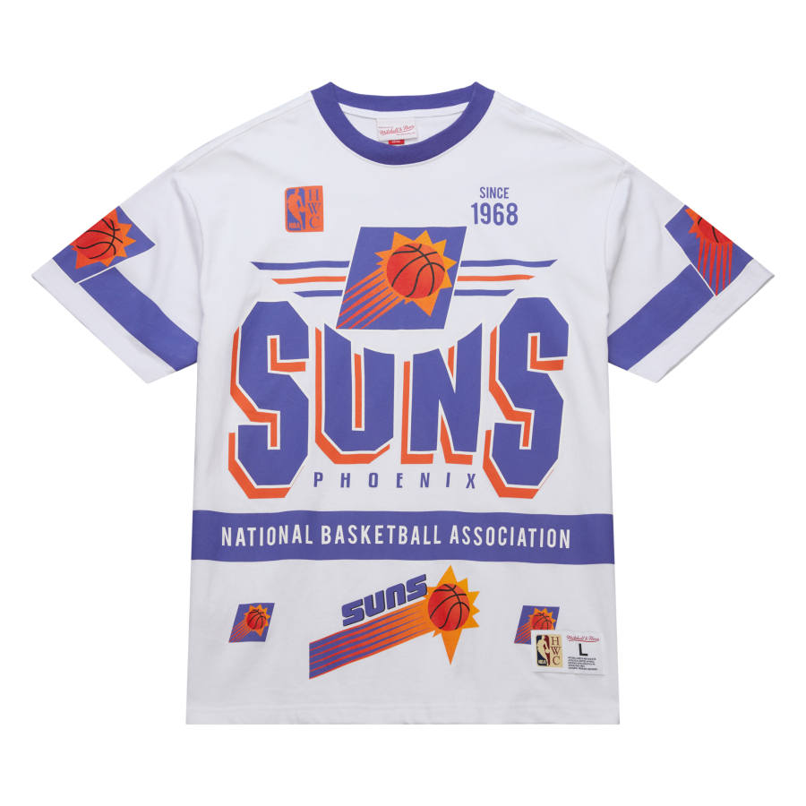 Mitchell Ness Mitchell Ness x NBA T Shirt Unisex White