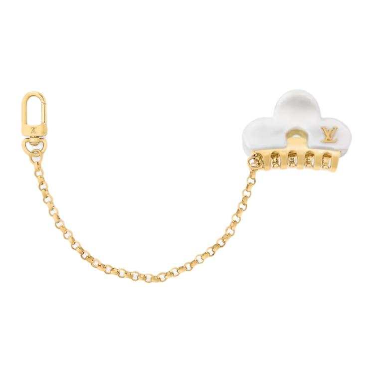 LOUIS VUITTON Plexiglass Bag Charm Bag Merch Women's Cream