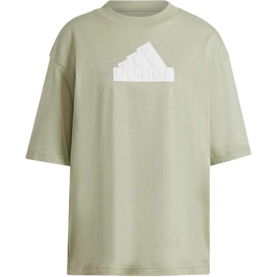 Adidas Adidas Women's Future Icons Badge Of Boyfriend T Shirt Tent Green