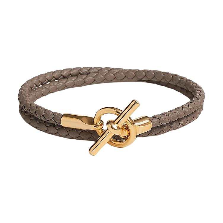 HERMES HERMES Glenan Original Design Bracelets Women's Brown