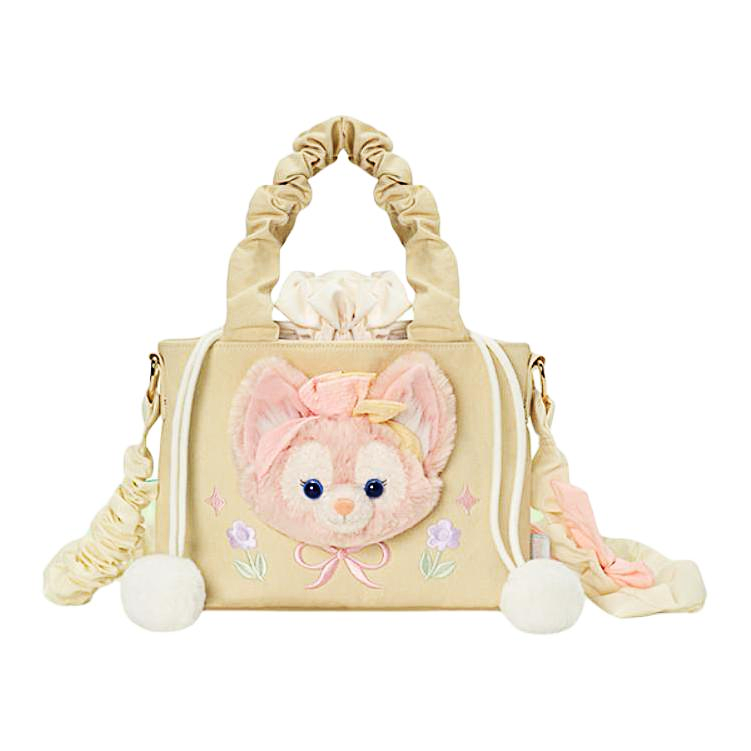 Disney 2025 Spring Festival Duffy And Friends Fabric Shoulder Bag, Crossbody Bag, Handbag Regular Women's Beige