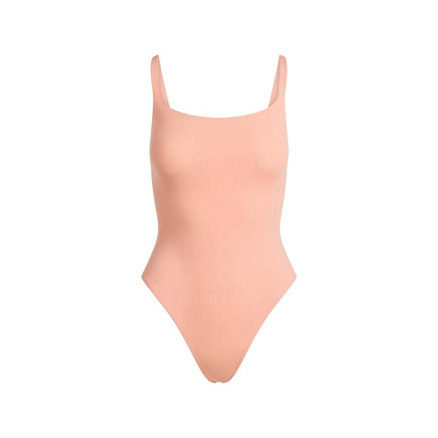 Skims SS25 FITS EVERYBODY SQUARE NECK BODYSUIT Jumpsuit Women's