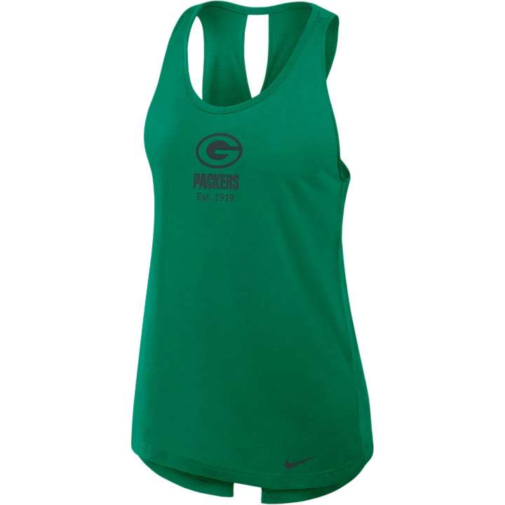 Nike Nike Green Bay Packers Established Women's Nike Dri FIT Nfl Tank Top