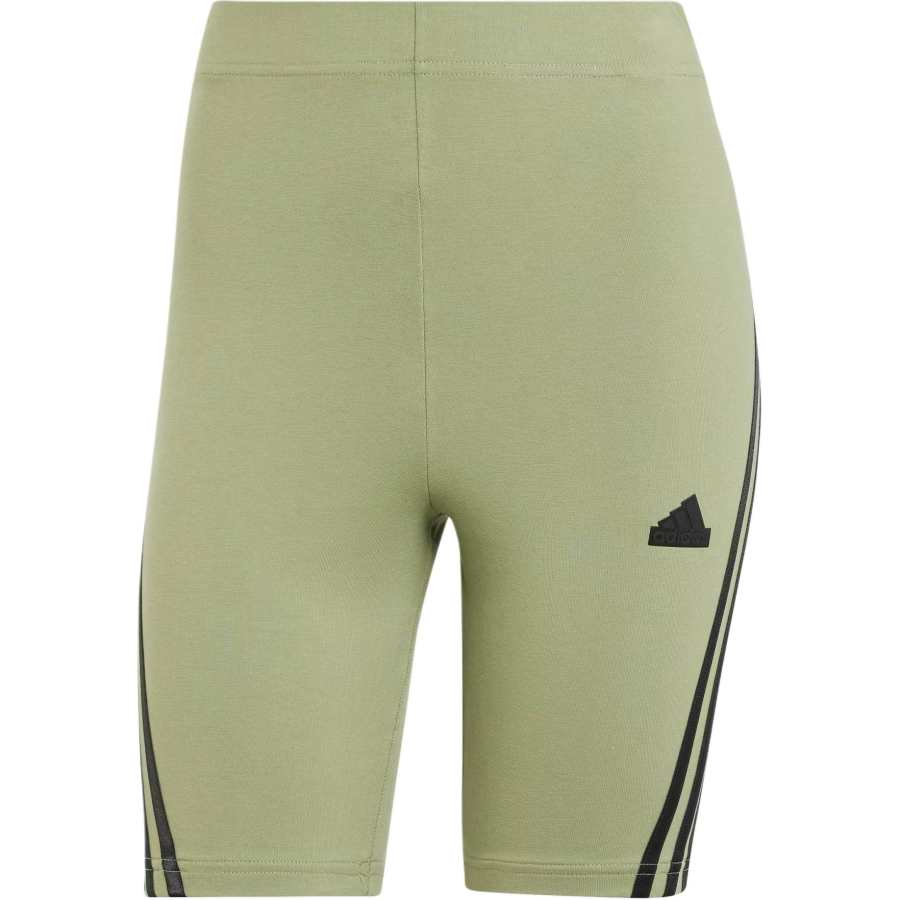 Adidas Adidas Women's Future Icons 3 Stripes Bike Shorts Tent Green