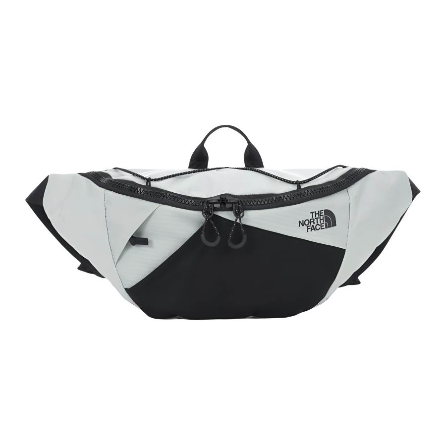 THE NORTH FACE 3L Fanny Pack Outdoor Bag Nylon Ice Gray Men's