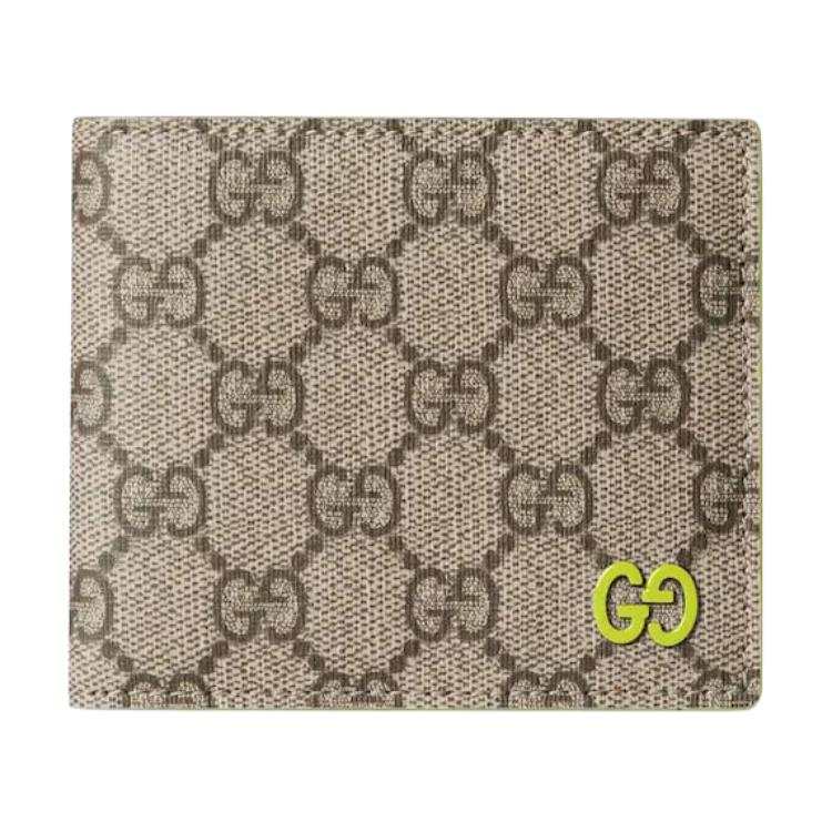 GUCCI GG Supreme Canvas Wallet Unisex Dark Brown