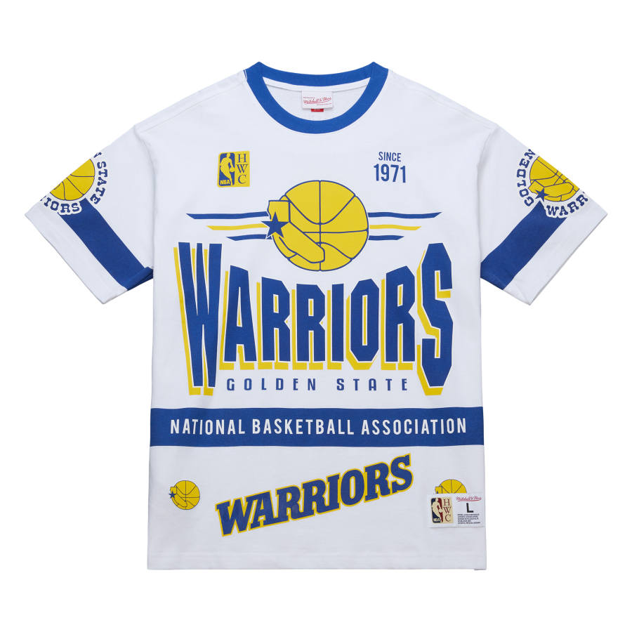 Mitchell Ness Mitchell Ness x NBA T Shirt Unisex White