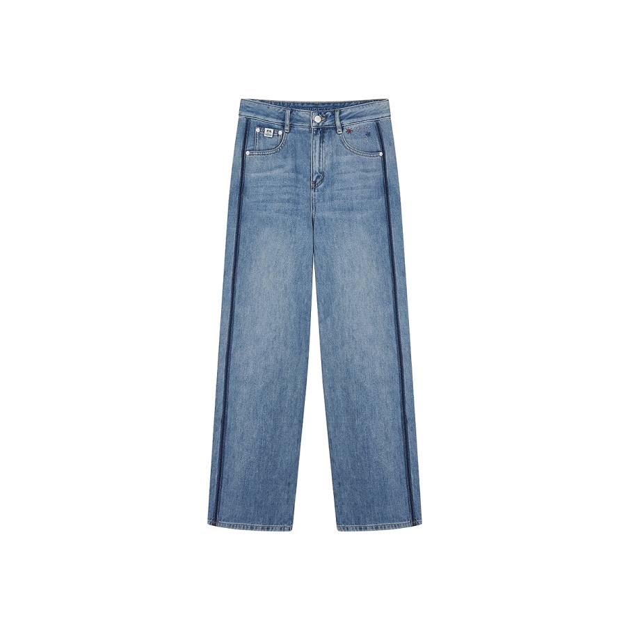 Teenie Weenie Jeans Women's Medium Blue Moderate Straight Fit Pants