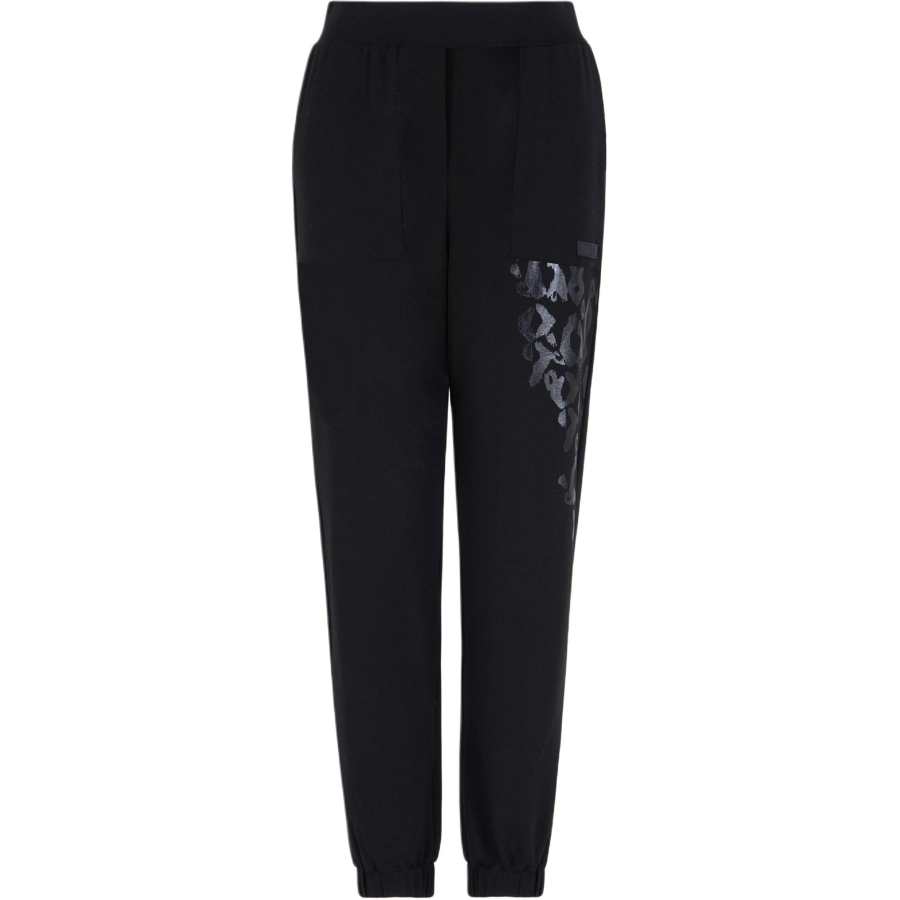 EMPORIO ARMANI EA7 Knitted Sweatpants Women's Black