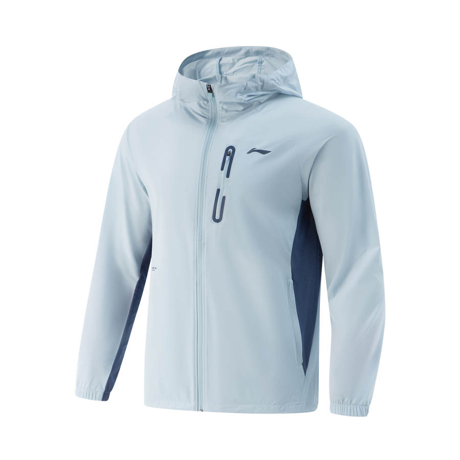 Li-Ning Li Ning Variety Training Collection Trench Coat Men's Cloud Blue/Dark Ship Blue