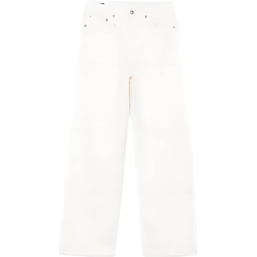 R13 Damon pleated straight-leg jeans