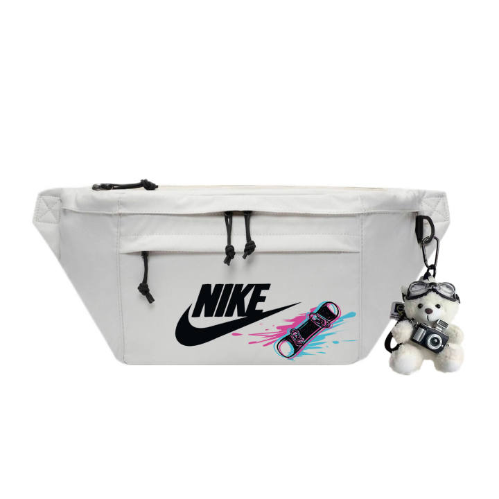 Nike Nike Fabric Shoulder Bag, Crossbody Bag, Sling Bag, Fanny Pack Regular Unisex Light Bone Gray