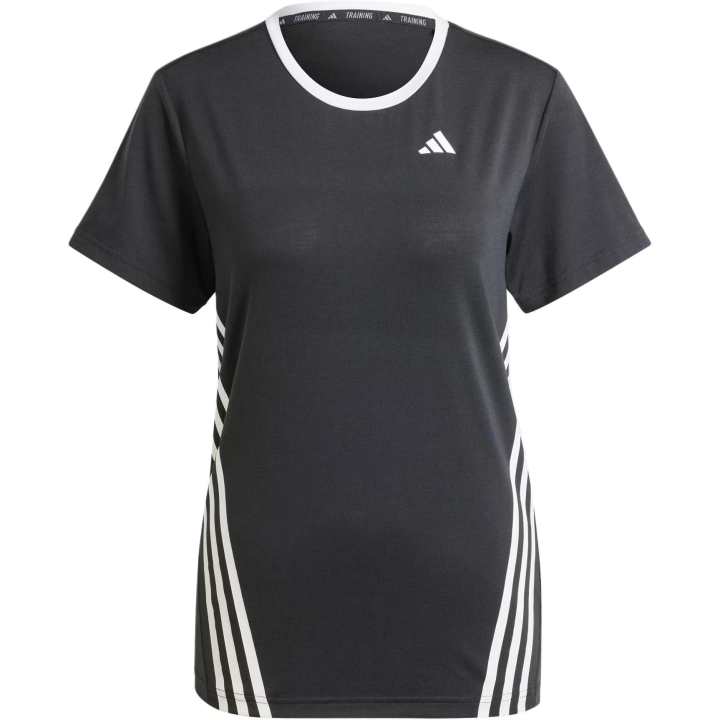 Adidas Adidas Women's Trainicons Wrapping 3 Stripes T Shirt Black