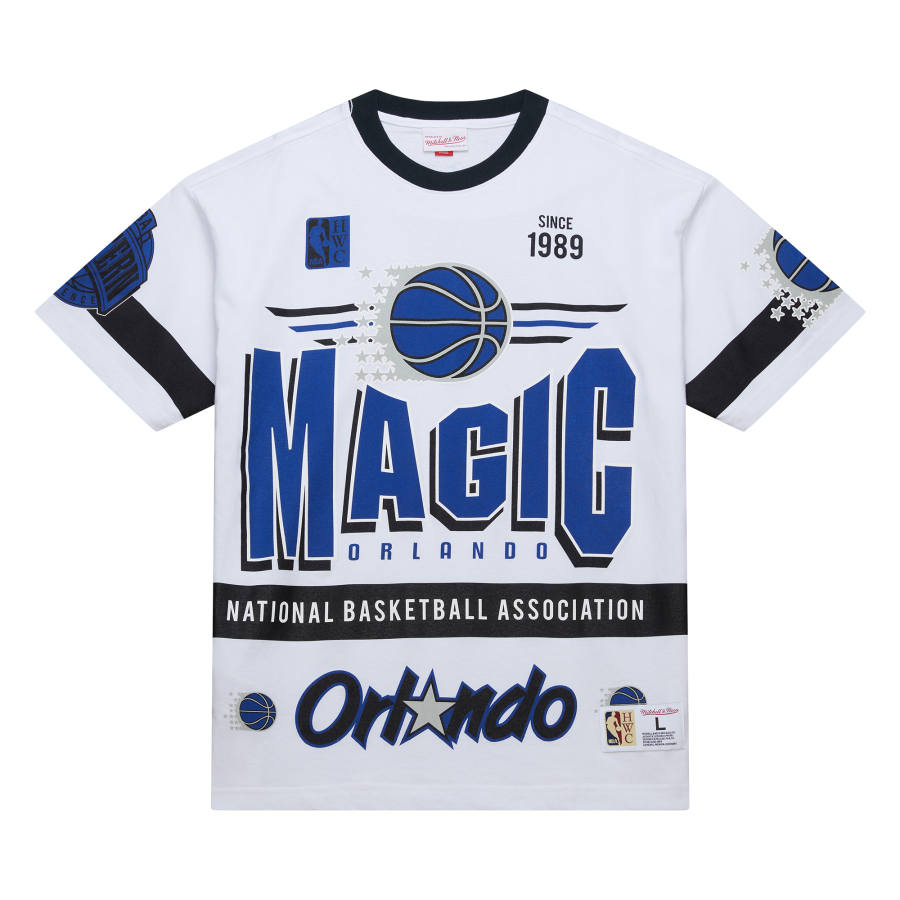Mitchell Ness Mitchell Ness x NBA T Shirt Unisex White