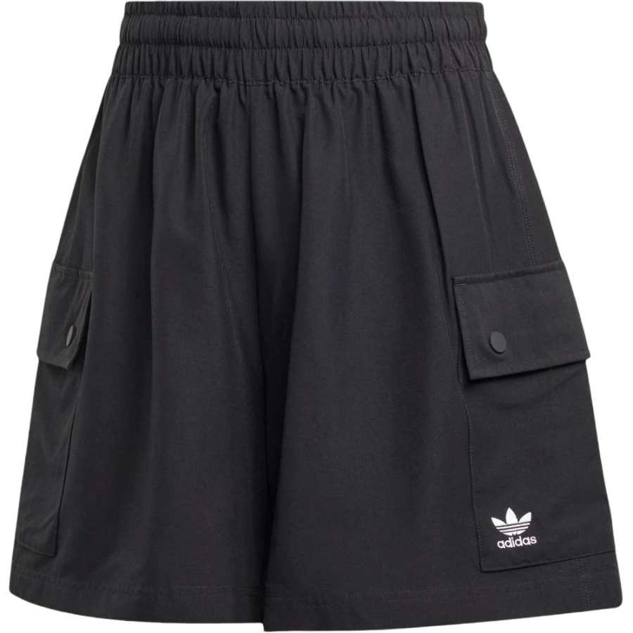 Adidas Originals Adidas Women's Essentials Woven High Waist Cargo Shorts Black