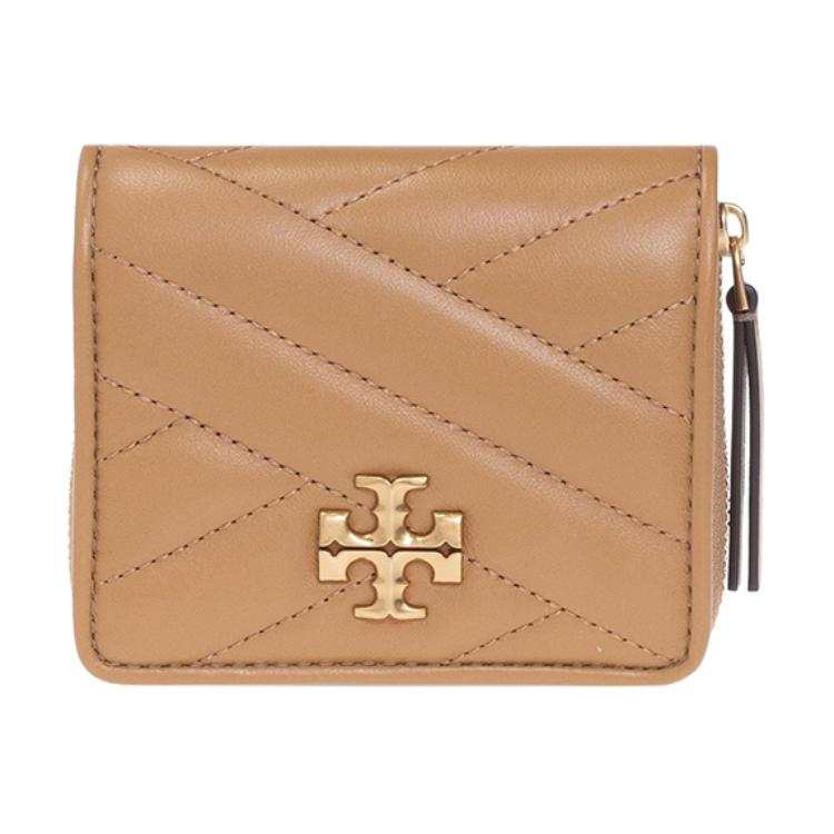 TORY BURCH Kira Leather Wallet Women's Brown