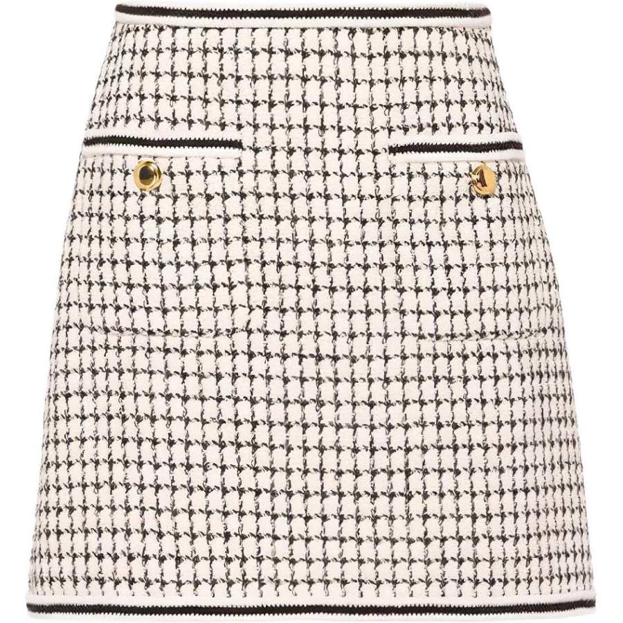 MIU MIU Casual Short Skirts Women's White