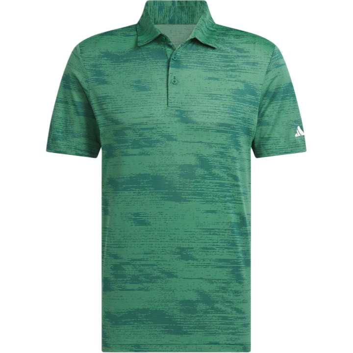 Adidas Adidas Ultimate365 Textured Stripe Polo Shirt
