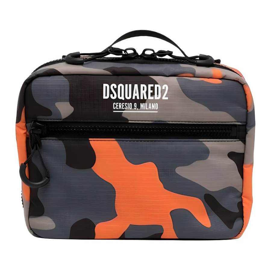 DSQUARED 2 Nylon Handbag Men's Orange