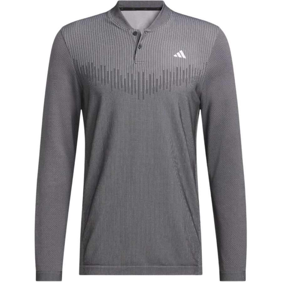Adidas Adidas Ultimate365 Tour Primeknit Long Sleeve Polo Shirt