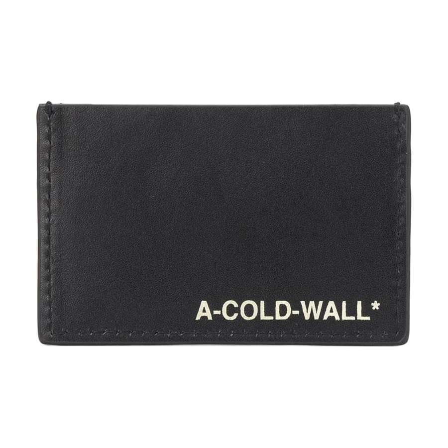 A-COLD-WALL* A COLD WALL* Cow Leather Card Holder Card Holder Unisex Black