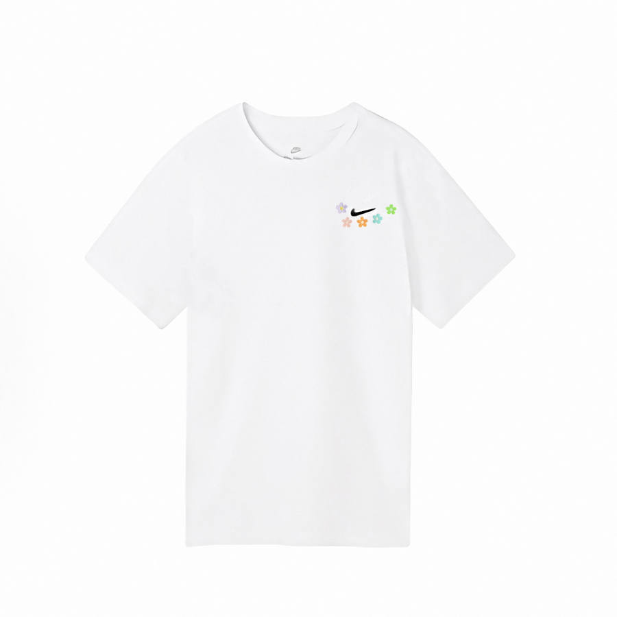Nike Nike T Shirts Unisex White Crew Neck Moderate Straight Fit