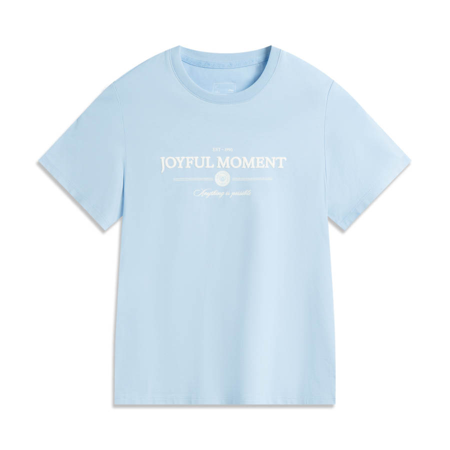 Li-Ning Li Ning Sports Trendy Collection T Shirt Women's Aurora Blue