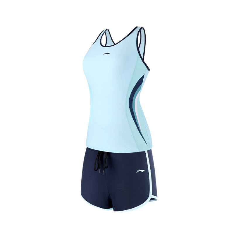 Li-Ning Li Ning Two Piece Swimsuit Women's Light Cyan Green