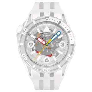 SWATCH SCUBAQUA Quartz Movement 100m Waterproof Men's Watches Watch 44mm White Dial