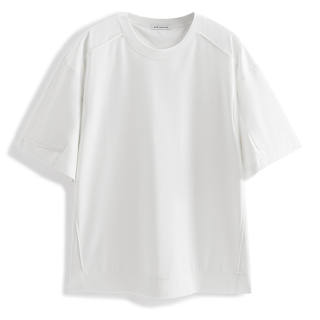 PEACEBIRD MEN T Shirts Men's Bright White 1 Crew Neck Heavyweight