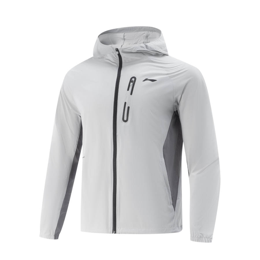 Li-Ning Li Ning Variety Training Collection Trench Coat Men's Coin Gray/Elegant Gray