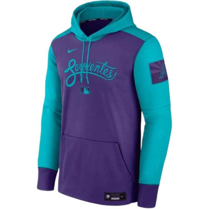 Nike Nike Arizona Diamondbacks Authentic Collection City Connect Men's Nike Therma Mlb Pullover Hoodie